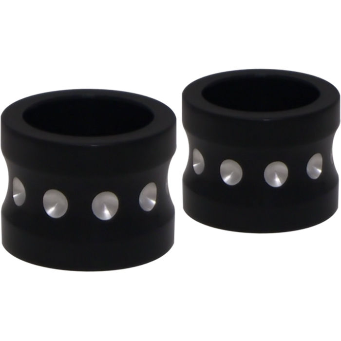 Axle Spacers, 08, Black, Pair