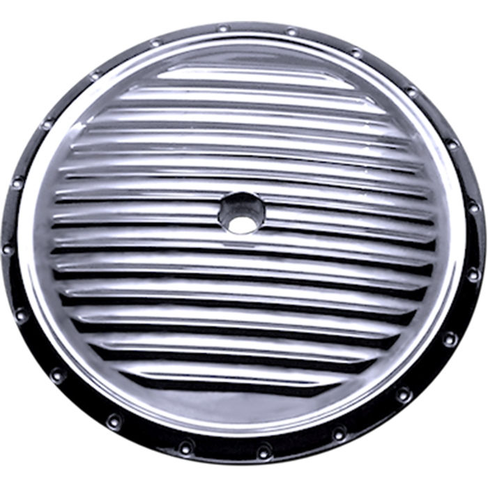 Air Cleaner Cover Insert, Dimpled, Chrome