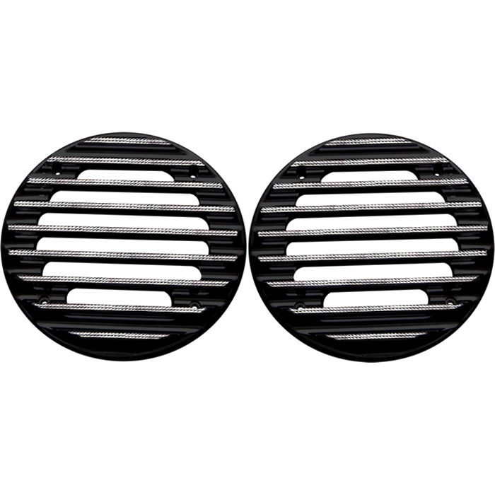 Speaker Grills, Ultra, Finned, Diamond Cut, Pair