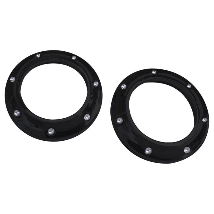 Tweeter Trim Ring, St35, Dimpled, Black, Pair