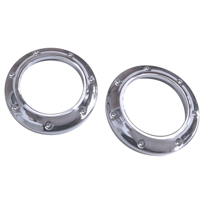 Tweeter Trim Ring, St35, Dimpled, Chrome, Pair