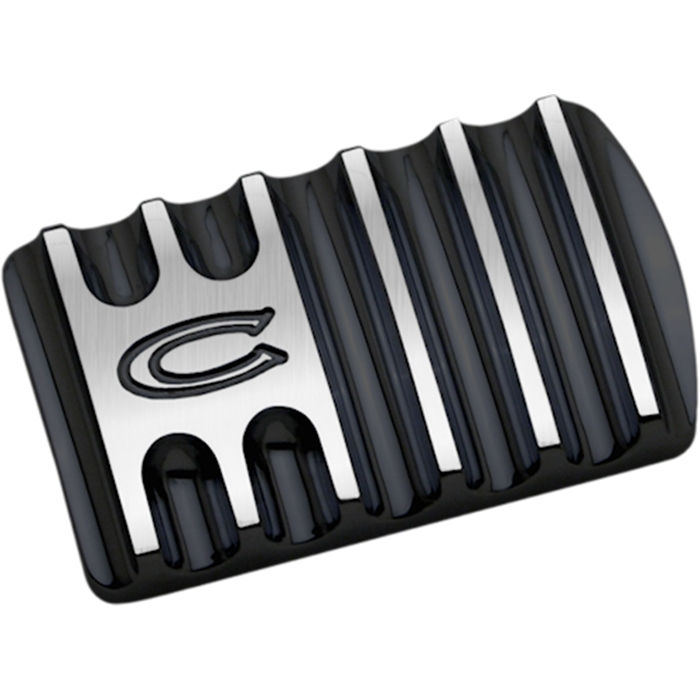 Brake Pedal, Finned, Black