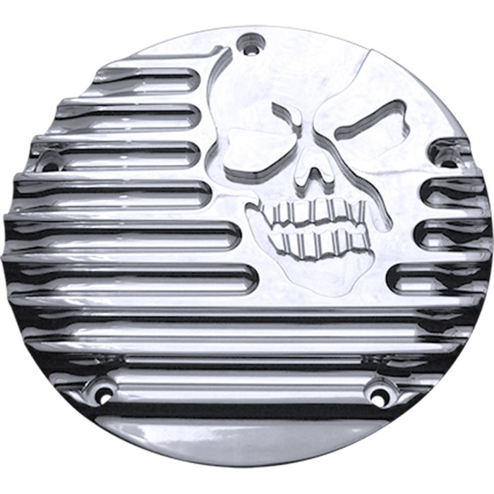 Derby Cover, 15, Machine Head, 5 Hole, Chrome