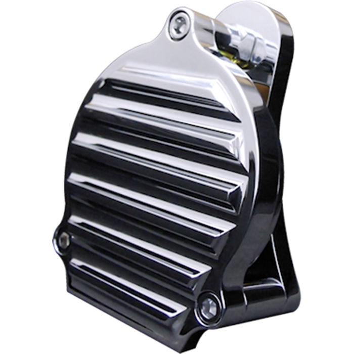 Horn Cover, Finned, Chrome