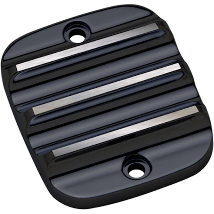 Master Cylinder Lid, Finned, Black