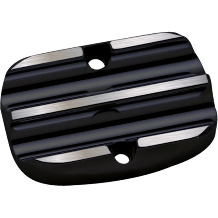 Master Cylinder Lid, 08, Lower, Finned, Black