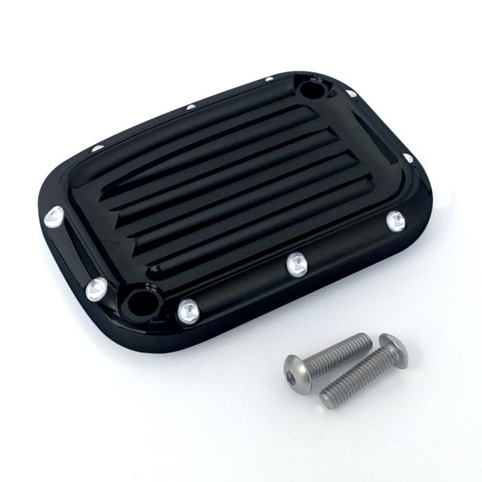 Covingtons Front Master Cylinder Cover  Finned Black C1151-B*