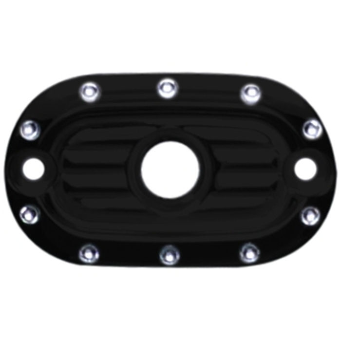 Master Cylinder Lid, Rear, Dimpled, Black