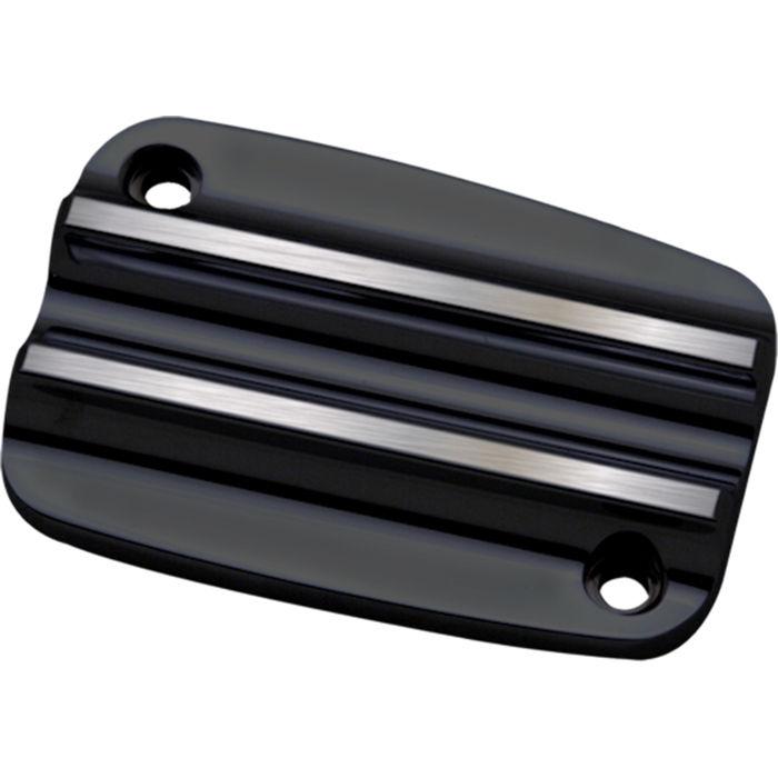 Master Cylinder Lid, 17, Clutch, Finned, Black