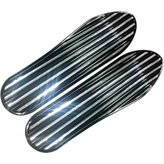 Floorboards, Finned, Diamond Cut, Pair
