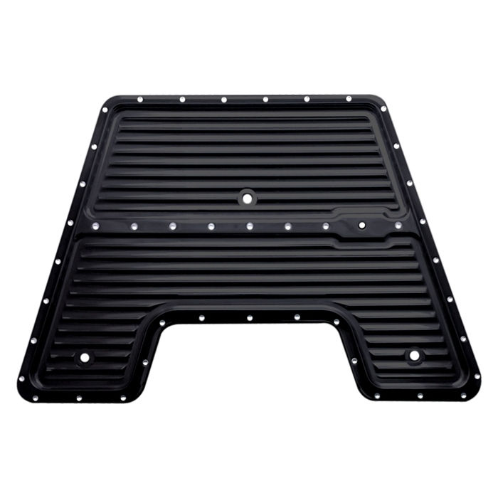 Firewall Plate, Dimpled, Black