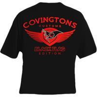 Covingtons Black Flag Logo T-Shirt