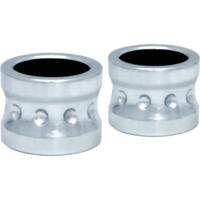 Axle Spacers, 08, Chrome, Pair