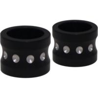 Axle Spacers, 07, Black, Pair