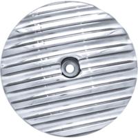 Air Cleaner Cover Insert, Finned, Chrome