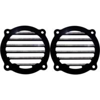 Speaker Grills, Finned, Diamond Cut, Pair