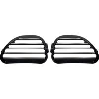 Speaker Grills, Road Glide, Finned, Black, Pair