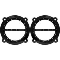 Speaker Grills, Dimpled, Black, Pair