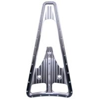 Frame Filler Grill, Dimpled, Chrome