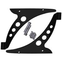 Crash Bar Bracket Eliminators / Fairing Support Brackets, Black