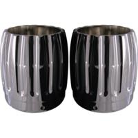 Exhaust Tip, Rinehart, 4 Inch, Chrome, Pair