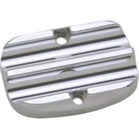 Master Cylinder Lid, 08, Lower, Finned, Chrome