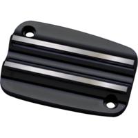 Master Cylinder Lid, 14-16, Clutch, Finned, Black