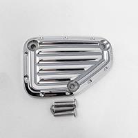 Master Cylinder Lid, 23.5 Cvo, Dimpled, Chrome