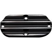 Inspection Cover, Oval, Finned, Black