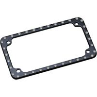 License Plate Frame, Dimpled, Black