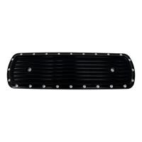 Air Cleaner Cover Insert, 17, Dimpled, Black