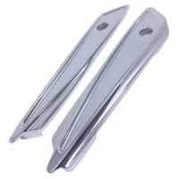 Bag Hinge Covers, 14, Ripper, Chrome, Pair