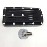 Brake Pedal, 18 Softail, Dimpled, Black