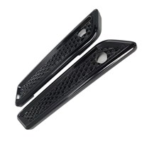 Bag Hinge Covers, 23.5, Diamondback, Black, Pair