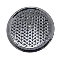 Air Cleaner Cover Insert, Diamondback, Chrome